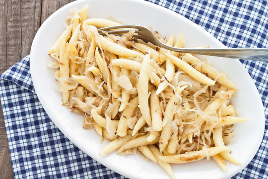 Schupfnudeln mit Sauerkraut