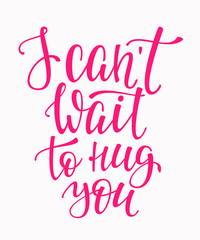 Fototapeta premium Romantic love lettering typography