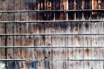 木造住宅の板壁