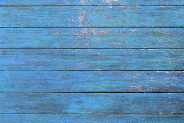 Fototapeta premium The old blue wood texture with natural patterns