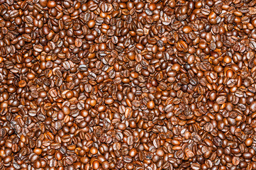 Coffee beans background