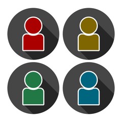 Male avatar profile picture icon