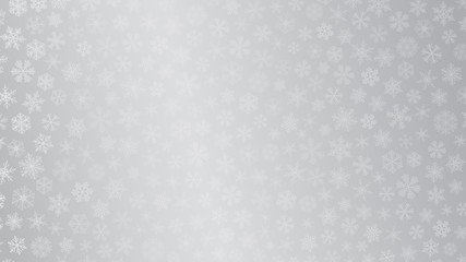 Christmas background of snowflakes