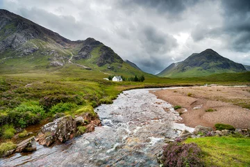 Zelfklevend Fotobehang The River Coupall in the Scottish Highlands © Helen Hotson