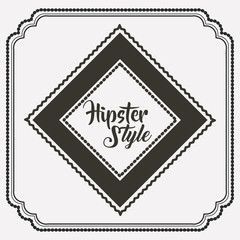 Obraz premium hipster style frame isolated icon vector illustration design