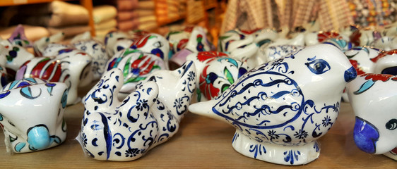 Traditional Ceramic Birds
