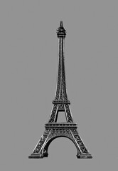 Fototapeta na wymiar Torre Eiffel, París, Francia, recuerdo