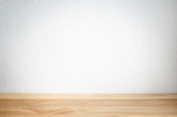 Blank white Interior room and wooden floor