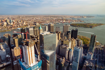 Fototapeta na wymiar New York City Manhattan skyline