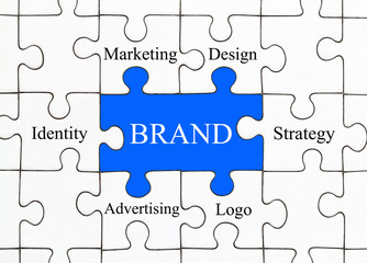 Brand Puzzle Concept