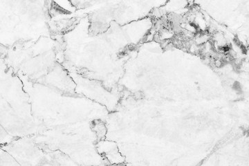 White marble texture background pattern with high resolution.