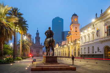 Plaza de las Armas square in Santiago
