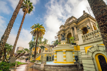 Cerro Santa Lucia in Downtown Santiago, Chile.
