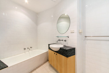 Modern bathroom in luxury apartment
