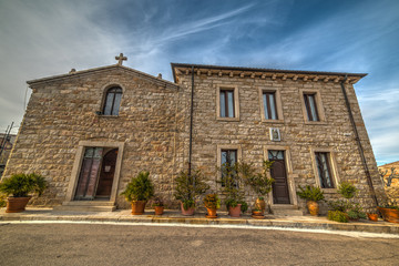 Fototapeta na wymiar small church in Sardinia