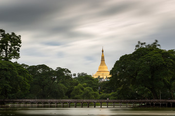 Shwedagon Pagoda in Yangon Myanmar