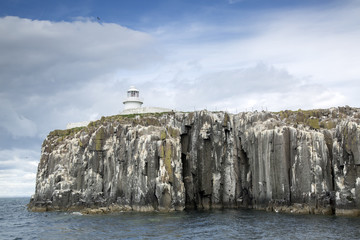 Lighthouse on Inner Farne Island; Northumberland