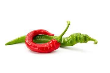 Chili pepper isolated on white background