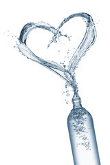 Fototapeta na wymiar bottle of water