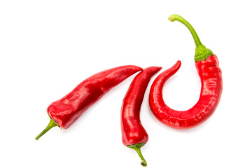 Chili pepper isolated on white background