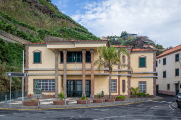 Town center of Ponta do Sol, Madeira.