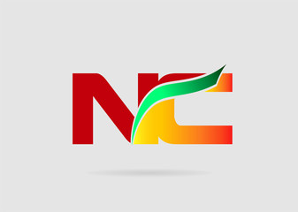 NC company linked letter logo
