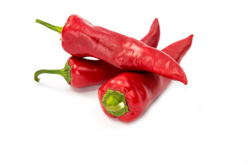pepper paprika on white