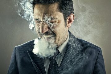 Smoker Man Portrait