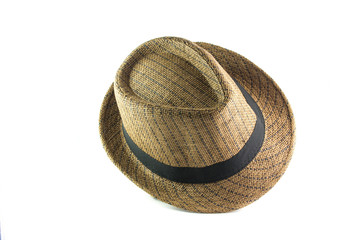 Cappello marrone di paglia