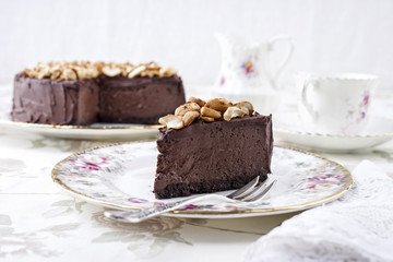 Schokoladentorte mit Nüssen