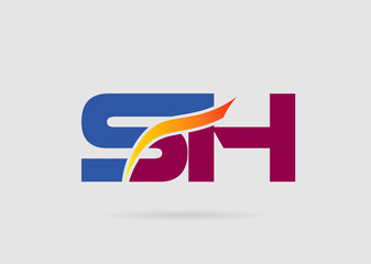 S and H logo vector
