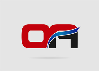 Fototapeta premium O and a logo vector 