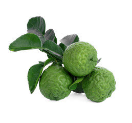 Bergamot fruit, Bergamot isolated on white background