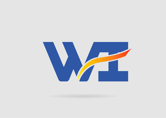 WI company linked letter logo
