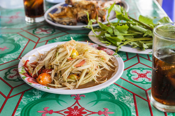 papaya pokpok thai food