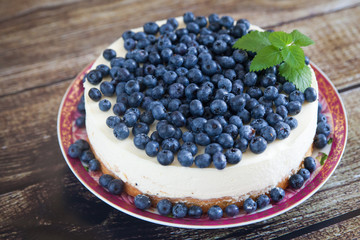 Blueberry cheesecake