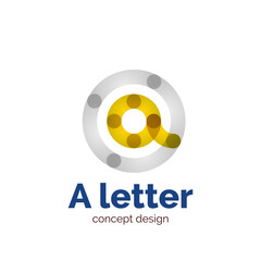 Vector modern minimalistic letter concept logo