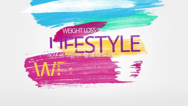 Personal trainer buzzword kinetic animation
