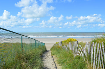 Am Strand von Ostende, Belgien