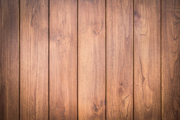 Fototapeta premium Wood texture pattern or wood background for interior or exterior design with copy space for text or image. Dark edged.