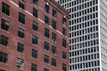 Detroit - old and new buildings