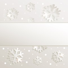 christmas snowflake congratulations background natural vector
