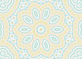 Abstract color pattern on white background