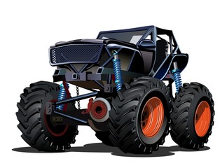Cartoon Monster Truck. Available EPS-10 separated by groups and layers for easy edit © Mechanik