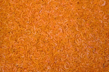 A lot of dried shrimps, Sea food background : Hi-resolution image for your design

