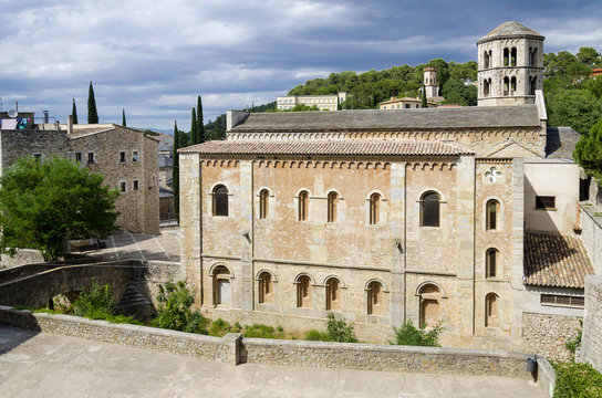 Monastery of Sant Pere de Galligants, Girona, Catalonia, Spain
