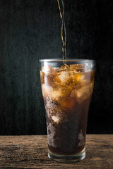 cola in glass