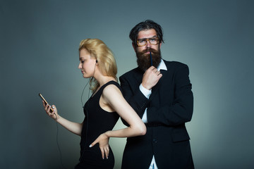 Attractuve young pair