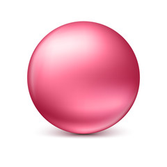 Fototapeta premium Sphere isolated on white.