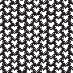 Seamless background with hearts. Love art. Romantic ornament. Valentine pattern. Elegant backdrop for cards, invitations. Vector illustration.
